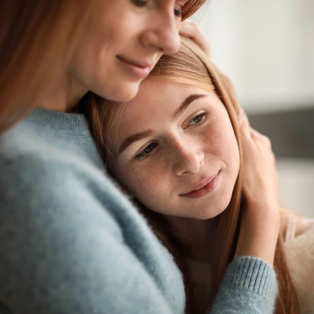 Portrait,Of,Happy,Mother,With,Daughter